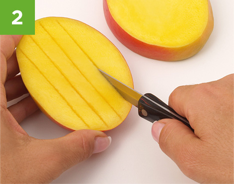 Easy Fruit Cutting Hacks - how to cut a mango.