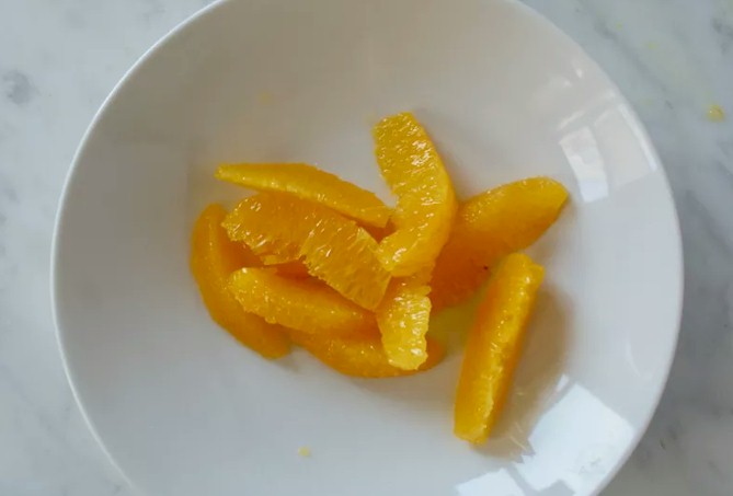 Peal then cut, easy ways to section citrus.