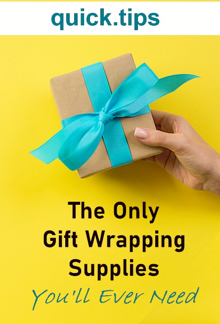 Organize Gift Wrap Supplies: Tips & Tricks
