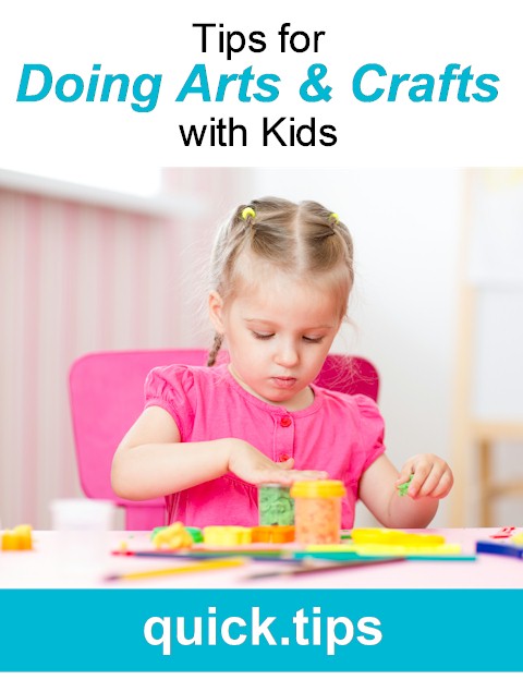 Tips for doing arts & crafts with kids.  Successful Crafting with Kids.