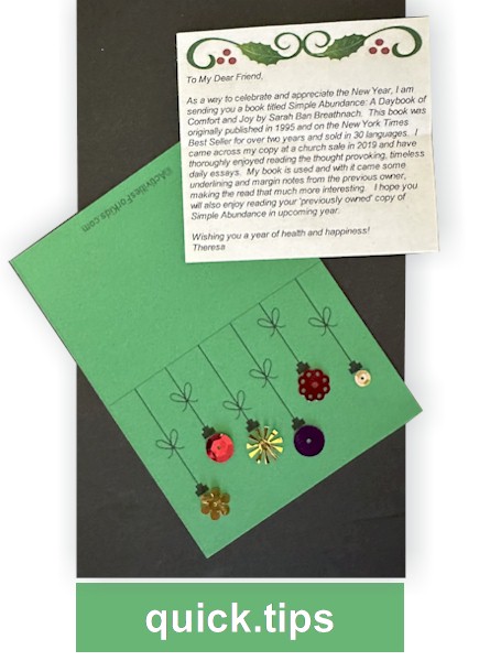 DIY Holiday Ornament Cards. Gift Giving on a Budget.